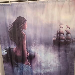 Mermaid shower curtain